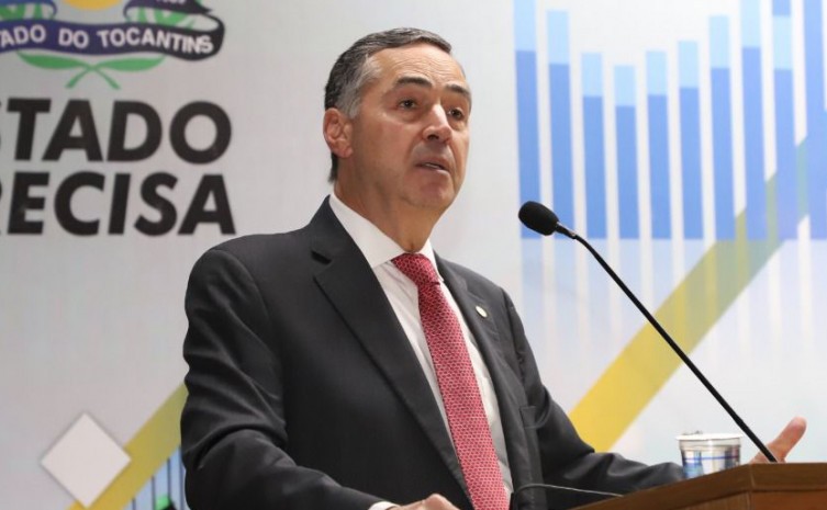 Em evento no Palácio Araguaia, Governador Wanderlei Barbosa recebe o ministro e vice-presidente do STF Luís Roberto Barroso