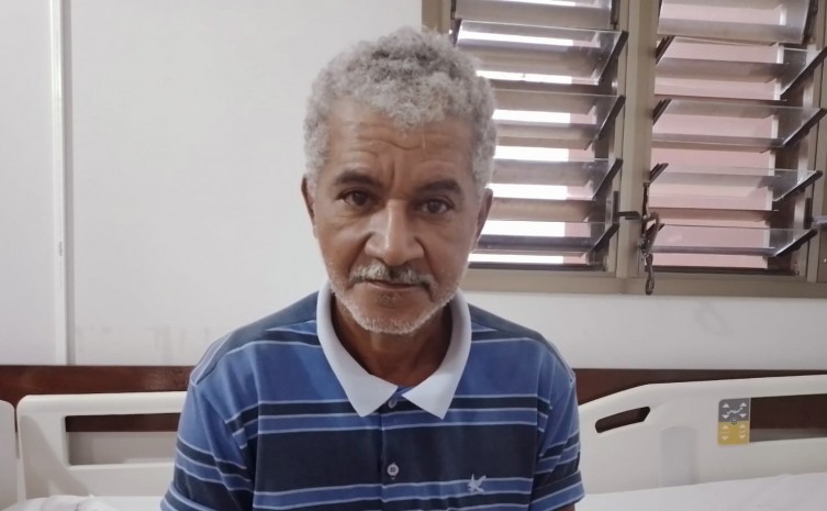 Paciente Jacinto Pereira dos Santos, de 53 anos - Foto: SES/Governo do Tocantins
