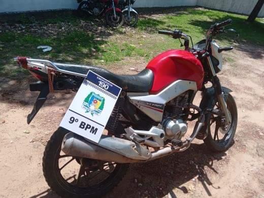 MOTO FURTADA EM MARABÁ É RECUPERADA EM BURITI DO TOCANTINS