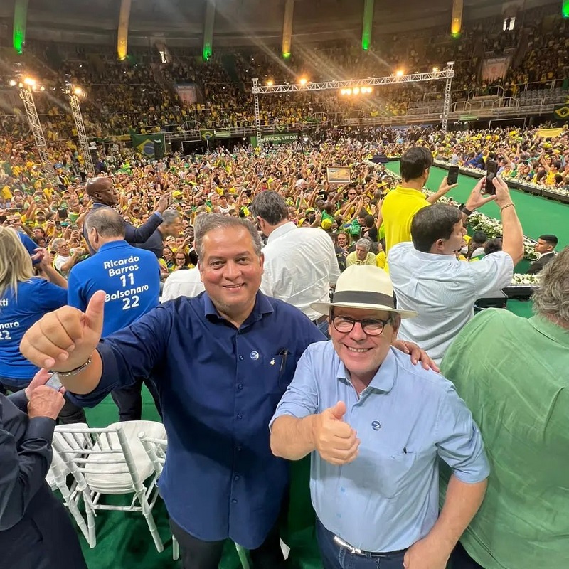 Dimas participa de Convenção do PL oficializou chapa Bolsonaro-Braga Netto