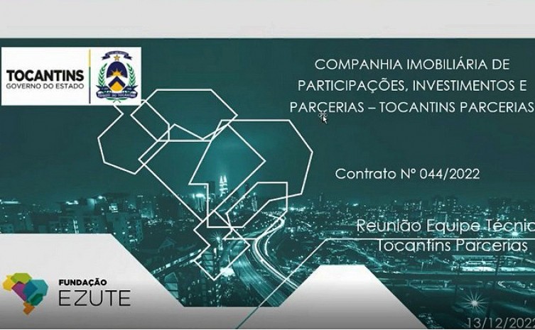 A reunião de hoje realizada entre a Tocantins Parcerias, a Secretaria de Estado da Saúde, a Secretaria de Parcerias e Investimentos e a Fundação Ezute - Foto: Governo do Tocantins