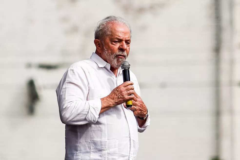O ex-presidente Lula durante visita a Garanhuns, Pernambuco, em 20 de julho — Foto: Rafael Vieira/Código 19