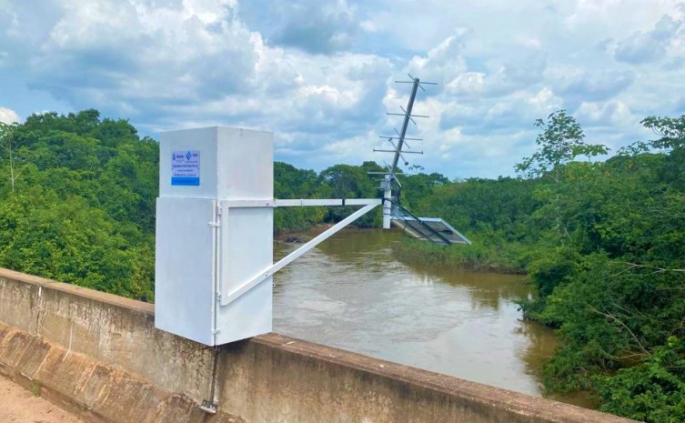 Plataforma instalada na Bacia Hidrográfica do rio Cunhãs em Bernardo Sayão - Foto: Governo do Tocantins