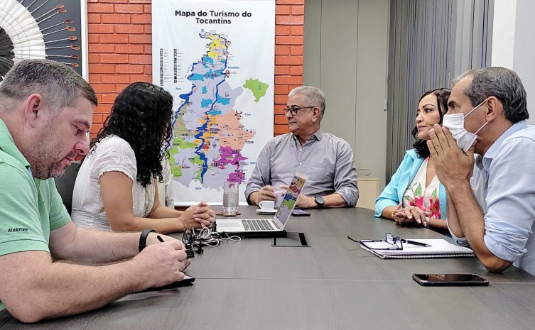 Leis Aldir Blanc e Paulo Gustavo foram tema da reunião com representantes do audiovisual - Foto: Seleucia Fontes/Governo do Tocantins