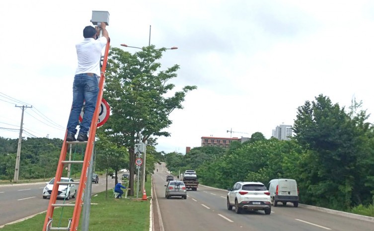 Agência de Metrologia verifica quatro novos radares nas vias de trânsito em Palmas