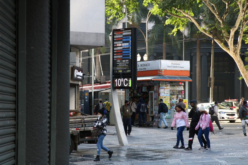 Defesa Civil faz alerta sobre chegada de uma onda de frio em São Paulo