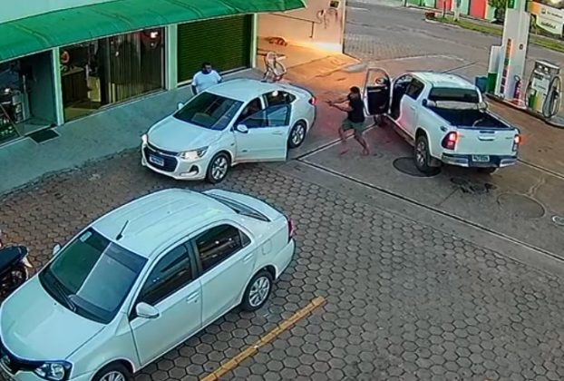 Homem alvo de tiros em posto de combustível em Axixá está em estado grave de saúde.