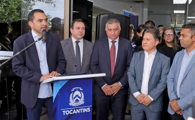 Governador Wanderlei Barbosa entrega equipamentos para as forças de segurança pública do Tocantins