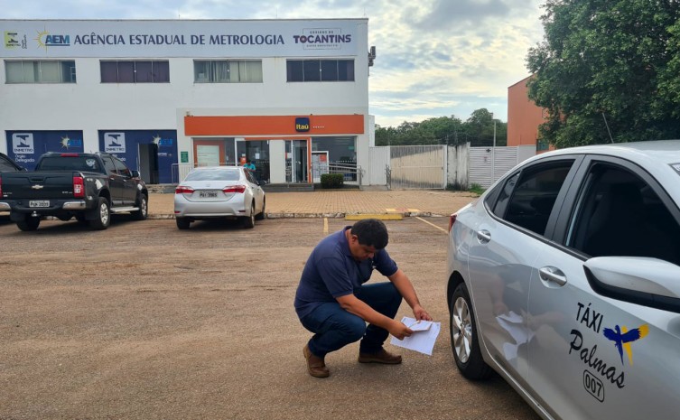 Agência de Metrologia recebe taxistas de Palmas para fazer Verificação Anual de Taxímetros voluntária