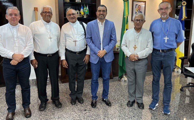 Governador Wanderlei Barbosa recebe líderes religiosos para tratar de ações sociais e manifestações culturais nos municípios