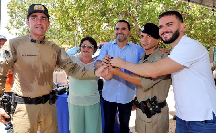 Governo do Tocantins reativa destacamentos da Polícia Militar de Tupiratins e Itapiratins e população agradece