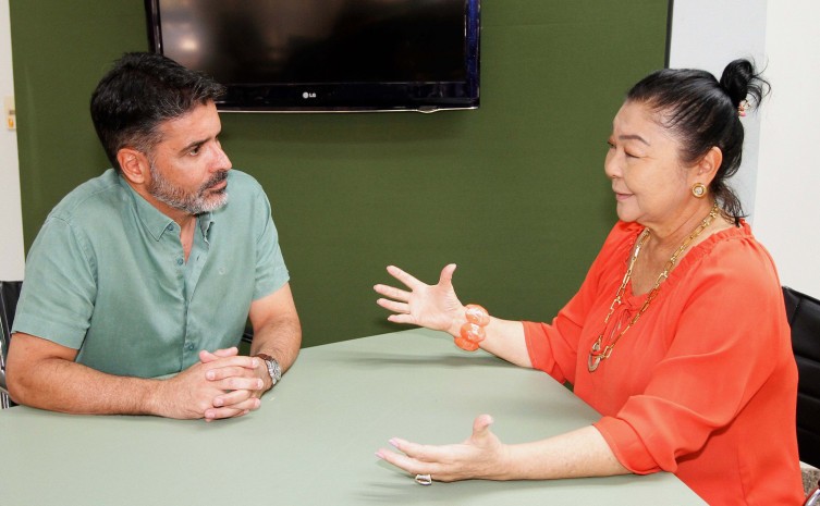 Esta foi a primeira reunião realizada entre os dois gestores, após a nomeação de Marcello Lelis no Meio Ambiente e Recursos Hídricos - Foto: Marcel de Paula/Governo do Tocantins