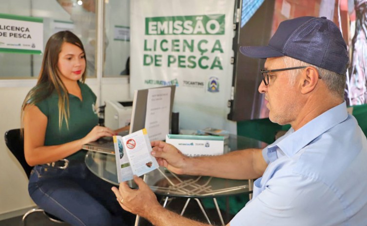 Naturatins orienta sobre solicitação da licença de pesca