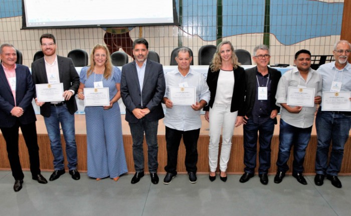 Presidentes dos Comitês recebem certificados de Honra ao Mérito pelo excelente trabalho de gestão dos recursos hídricos - Foto: Marcel de Paula/Governo do Tocantins