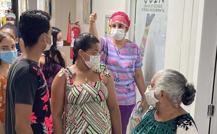 Ação é realizada em parceria com o grupo de gestantes Amor de Mãe e as equipes multiprofissionais da unidade - Foto: Saúde/Governo do Tocantins