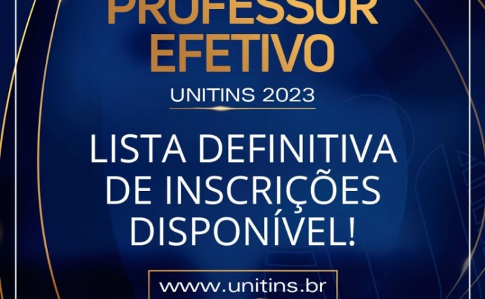 Unitins divulga lista definitiva de candidatos inscritos em concurso para professor efetivo