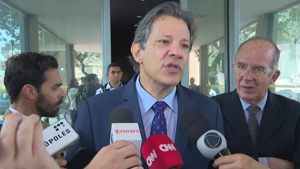 Ministro da Fazenda, Fernando Haddad — Foto: TV Globo/Reprodução