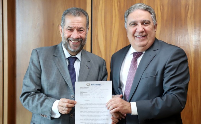 Vice-governador Laurez Moreira solicita ao ministro Carlos Lupi melhorias dos serviços do INSS no Tocantins