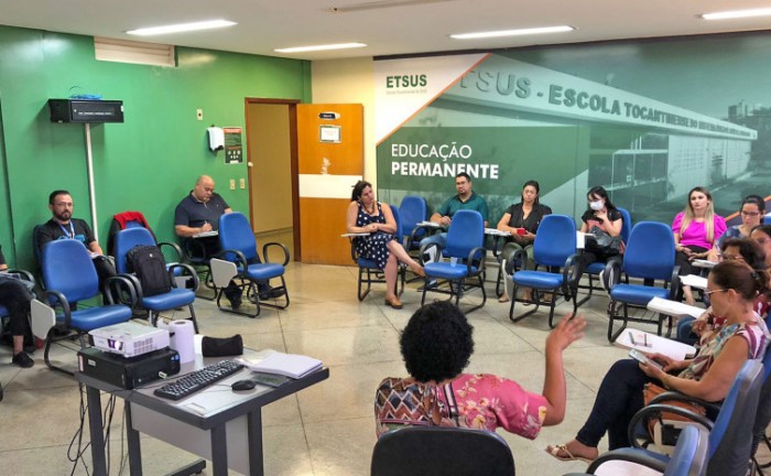 Reunião apresentou proposta pedagógica à coordenação colegiada composta por atores envolvidos no processo - Foto: Saúde/Governo do Tocantins