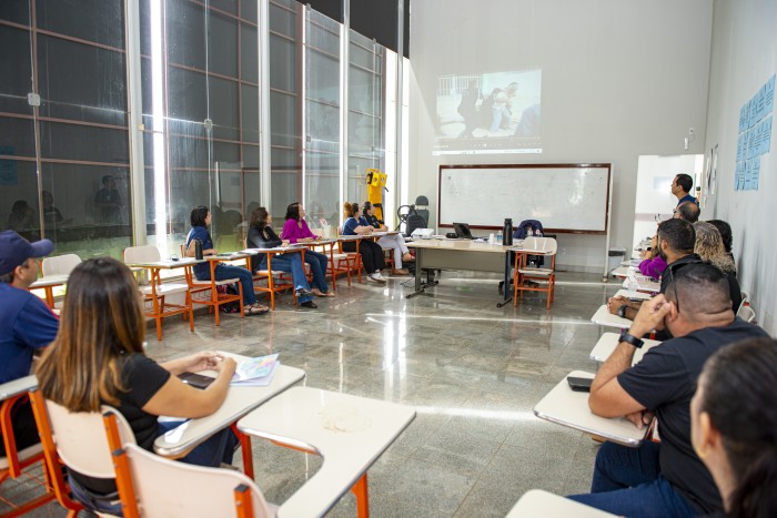 Curso de ‘Emergências Psiquiátricas’ capacita trabalhadores do Samu - Fotógrafo:Regiane Rocha/Secom Palmas