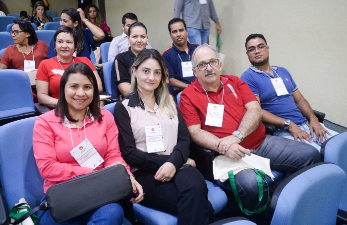 Profissionais do Caps e Samu participam da jornada de psiquiatria para melhorar atendimento na rede municipal - Fotógrafo:Raiza Milhomem/ Ascom Semus