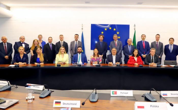 Vice-governador do Tocantins, Laurez Moreira, participa de encontro com representantes da União Europeia no Brasil 