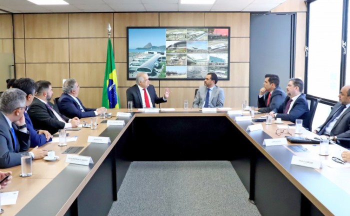 Em audiência no Ministério de Portos e Aeroportos, Governo do Tocantins garante ampliação de estrutura logística e de transporte
