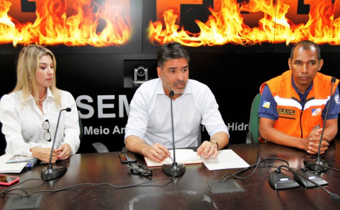 Secretário Marcello Lelis pontuou a relevância do projeto Foco no Fogo para combater ajudar a combater as queimadas - Foto: Marcel de Paula/Governo do Tocantins