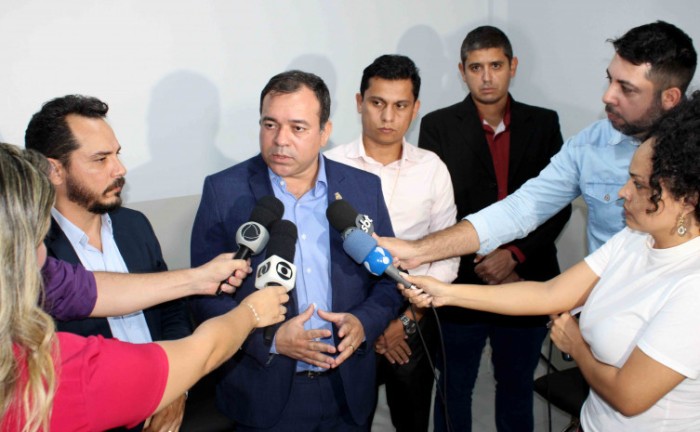 Segurança Pública realiza coletiva de imprensa em Palmas e detalha participação de suspeitos presos pela Guarda Metropolitana em homicídios ocorridos recentemente na Capital 