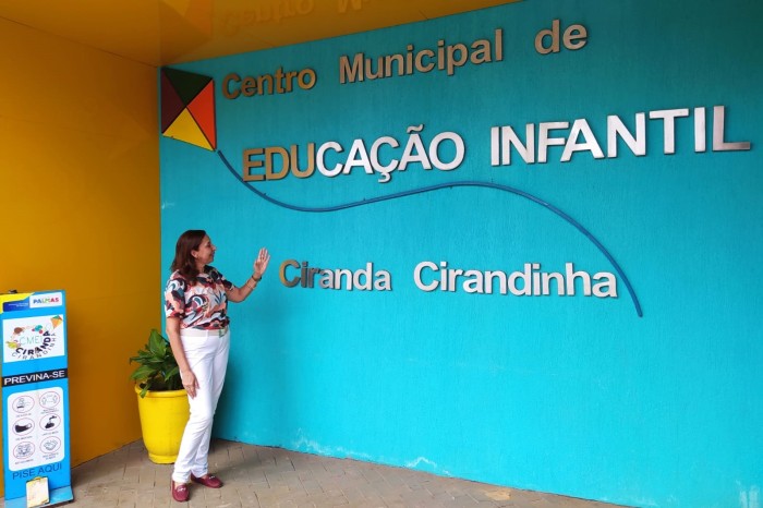 Educadora destaca vários aspectos que tornaram Palmas como referência nacional em educação infantil - Fotógrafo:Divulgação
