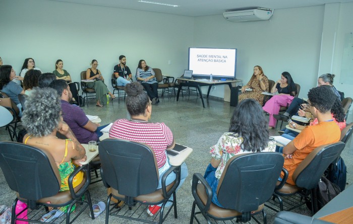 Psicólogos da Atenção Básica passam por atualização - Fotógrafo:Raiza Milhomem / Semus Palmas