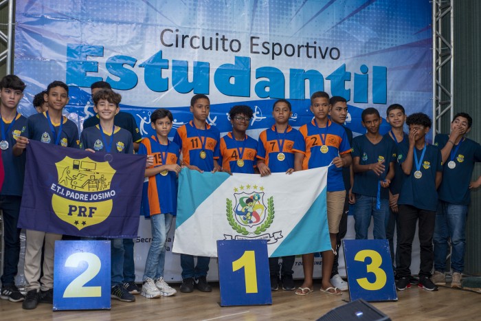 Participaram dos jogos estudantes de várias unidades educacionais com faixa etária entre 12 e 14 anos - Fotógrafo:Regiane Rocha/Secom Palmas