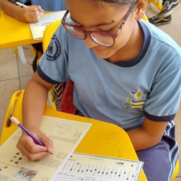 A OBMEP é a maior disputa científica do país, pois alcança estudantes de todos municípios brasileiros e mais de 54 mil escolas - Fotógrafo:Divulgação