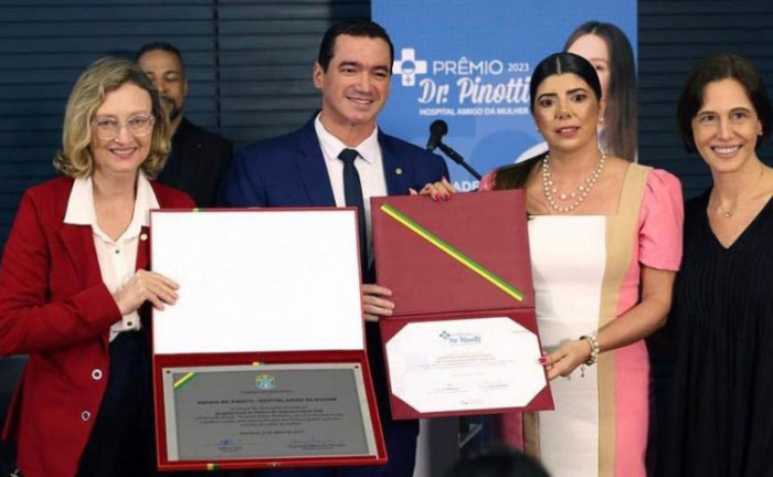 Prêmio, concedido pela Câmara dos Deputados, reconheceu o HGP pelo trabalho em prol da saúde das mulheres - Foto: Divulgação