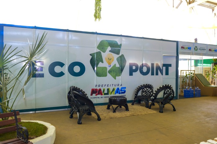 Novos Eco Points devem aliar recebimento de recicláveis a oferta de serviços à população - Fotógrafo:Regiane Rocha/Secom Palmas