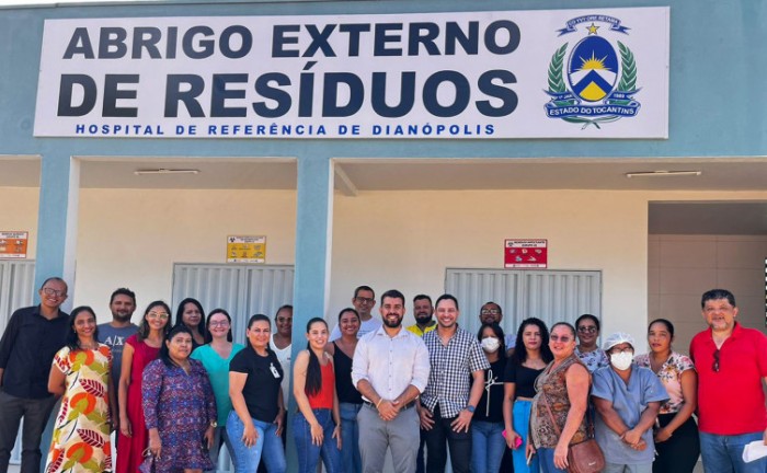 Ações de orientação sobre o correto manejo dos resíduos gerados envolveram todos os profissionais da unidade - Foto: SES/Governo do Tocantins