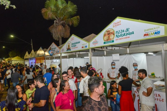 Vila gastrômica do 16 º Festival Gastronômico de Taquaruçu, realizado em 2022 - Fotógrafo:Lia Mara