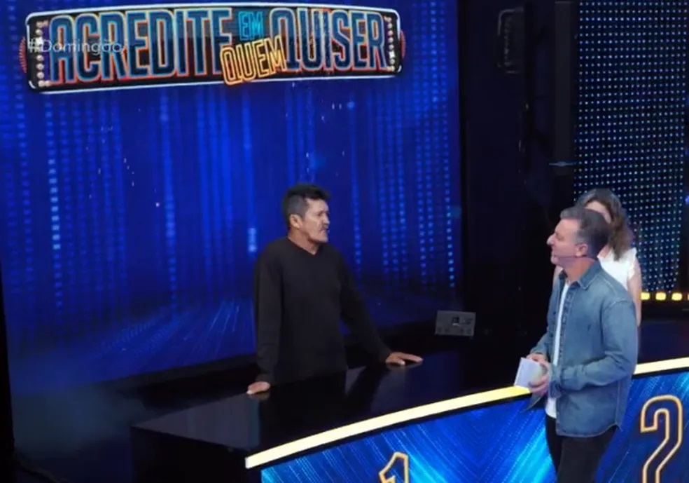 Milionário por um dia participa do Domingão e conta como recebeu pix de R$ 132 milhões