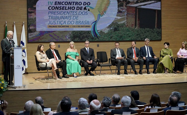 Governo do Tocantins prestigia encontro nacional de presidentes dos Tribunais de Justiça que acontece em Palmas
