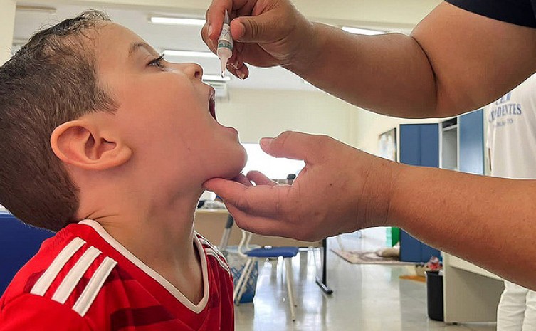 Campanha de vacinação contra a Poliomielite será prorrogada até dia 31 de outubro - Foto: Raiza Milhomem/Semus Palmas