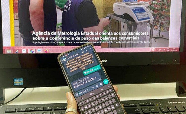 Agência Estadual de Metrologia tem canal de comunicação direto com a sociedade