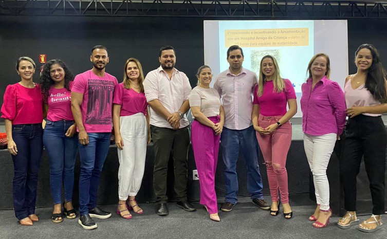 Participantes do curso de promoção e incentivo ao aleitamento materno - Foto: SES/Governo do Tocantins