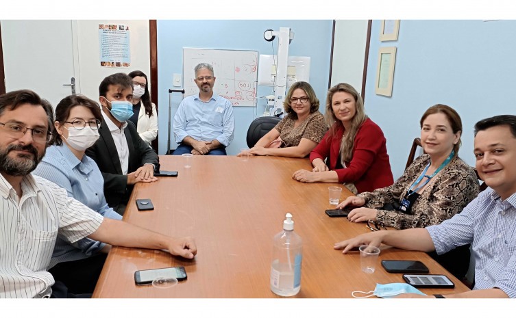 A reunião contou com representantes da SES-TO, SPI, Tocantins Parcerias e Fundação Ezute - Foto: Erlene Miranda/Governo do Tocantins