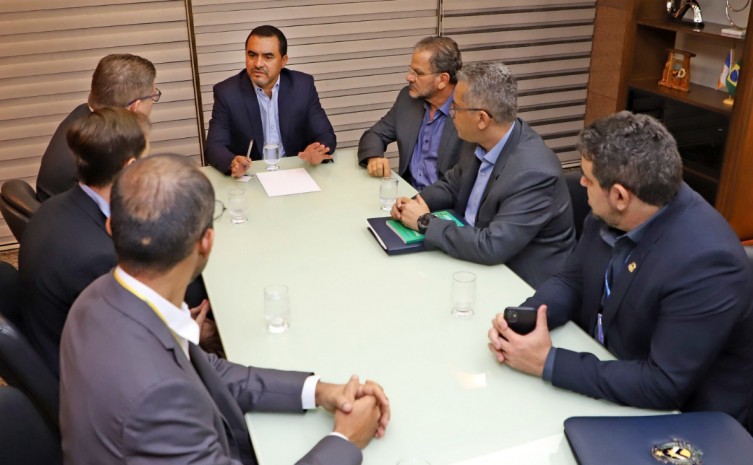 Em visita institucional, representantes do Banco do Brasil são recebidos pelo governador Wanderlei Barbosa para reforçar parcerias