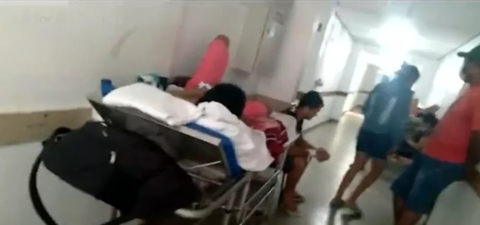 Corredores do Regional de Araguaína — Foto: TV Anhanguera/ Reprodução 